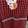 Apron, long-sleeved waterproof and oil-resistant work clothes for home kitchen, fashionable Korean style for women, cooking waistband, wearing the cover-up inside out Specification image